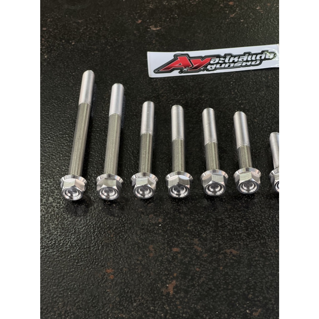 น็อตเลสเบอร์14(M10) 10x25-10x110 สแตนเลสแท้ หัวเหลี่ยมกลึงมือ งานเฮงสกรู(ราคาต่อ1ตัว) - รูปที่ 2