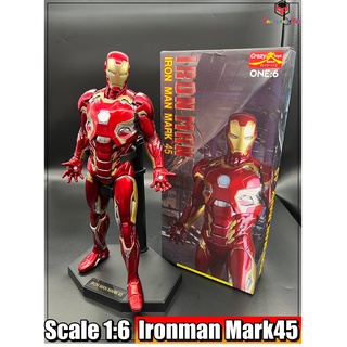 โมเดล ไอรอนแมน Ironman mk45 เอ็มเค45 เครซี่ทอยสูง 27-30 เซ็น Model Figure Ironman MK45 Crazy toy Tall 27-30CM