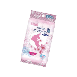 Elleair Moist Wipes Pure Water 20 Sheet ( ทิชชู่เปียก เอลิแอล มอยส์ ไวพส์ เพียว วอเตอร์ )