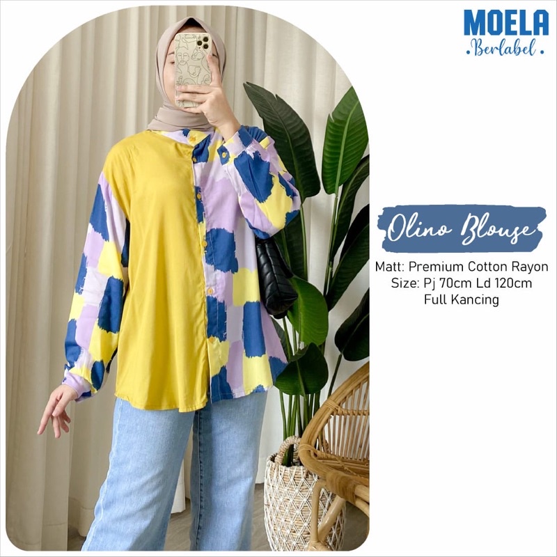 เสื้อเชิ้ตผู้หญิงระดับพรีเมียมจาก Moela/OLINO BLOUSE