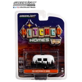 Greenlight 1/64 Hitched Homes Series 12 1961 Airstream 16Bambi 34120-E