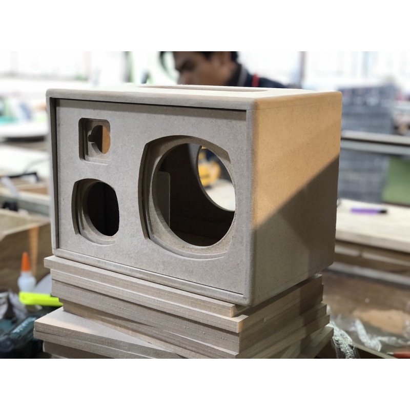 ตู้ลำโพงบูทูธ DIY แบบ3ดอก พอตหลังและพาสซีฟ ขนาด5.25”/3”/2”