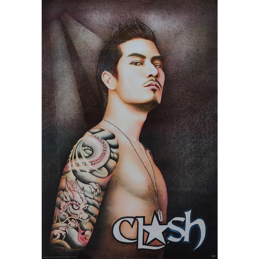 โปสเตอร์ รูปวาด แบงค์ แคลช BANKK CLASH (2544-Now) POSTER 24”X35” Inch V2