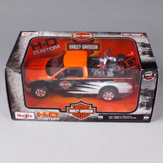 1:27 Ford F-150 STX + 1:24 1958 FLH DUO Glide [Maisto]