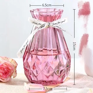 [พร้อมส่ง] แจกันดอกไม้แก้ว โปร่งใส แจกันสำหรับตกแต่งหรือใส่ดอกไม้ แจกันXK