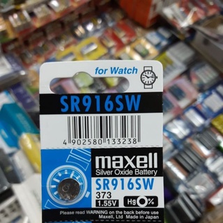 (1ก้อน) ถ่านกระดุม Maxell SR916SW, 373 1.55V จำนวน 1ก้อน ของ…
