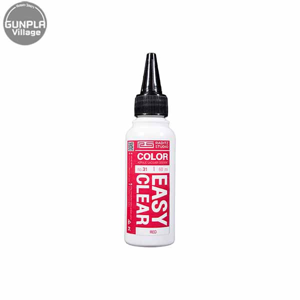 Raditz Studio RS NO31S Easy Clear Red 60 ml 8858878600318 (สี)