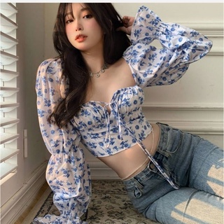พร้อมส่ง🎉เสื้อลายดอกสุดน่ารัก