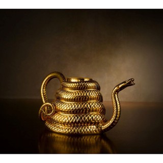 TWG SAHARA TEAPOT WITH GOLD PLATING