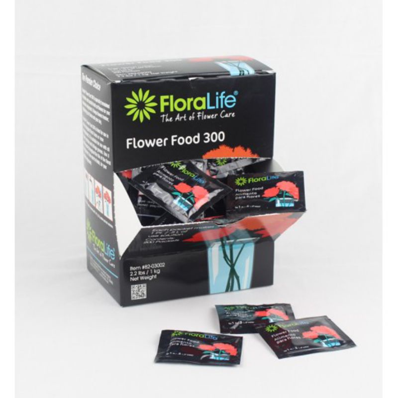 Floralife Flower Food 300 Nutrient Fresh Cut Flower Food /sachet