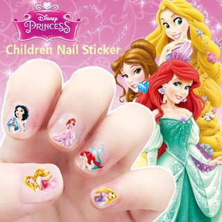 Belle/ariel/snow White/Cinderella/Sleepy Beauty Disney Princess สติกเกอร์ติดเล็บ ลายการ์ตูน ของเล่นสําหรับเด็ก