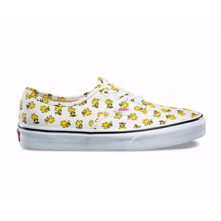 Vans รองเท้าผ้าใบแฟชั่นรุ่น Authentic X PEANUTS สีเหลือง , woodstock/bone