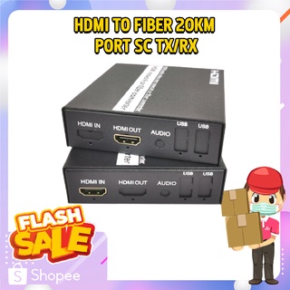 HDMI TO FIBER 20KM PORT SC TX/RX