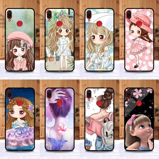 เคส Xiaomi Redmi Note 7 ลายการ์ตูนผู้หญิง ขอบนิ่มหลังแข็ง เคสมือถือ เคสโทรศัพท์ Case เคส TPU ขอบนิ่มหลังแข็ง