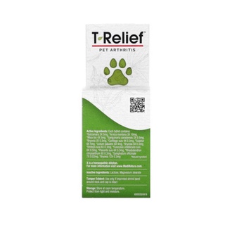 T-Relief, Pet Arthritis Arnica +12, 90 Tablets