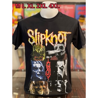 เสื้อวง Slipknot แขนสั้น ผ้าคอตตอน100 %