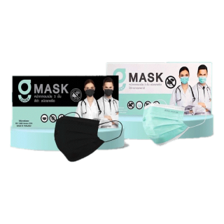 พร้อมส่ง Gmask g-lucky KSG หน้ากากอนามัยทางการแพทย์ สีดำ สีเขียว