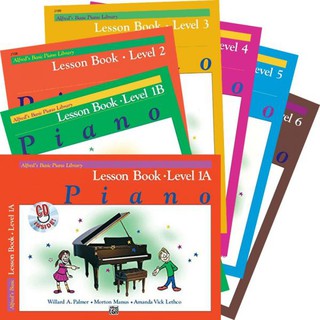 Alfreds Basic Piano Library Level 1A, 1B, 2, 3, 4, 5, 6