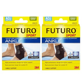 Futuro Sport Moisture Control AnkleSupportฟูทูโร่อุปกรณ์พยุงข้อเท้าปรับกระชับได้