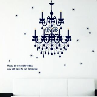 Wallsticker Decal สติ๊กเกอร์ใส ติดผนังบ้าน DIY 60*90 ซม.Wallsticker Graphic Home Decor Living Room Adult Senior Teen Kid