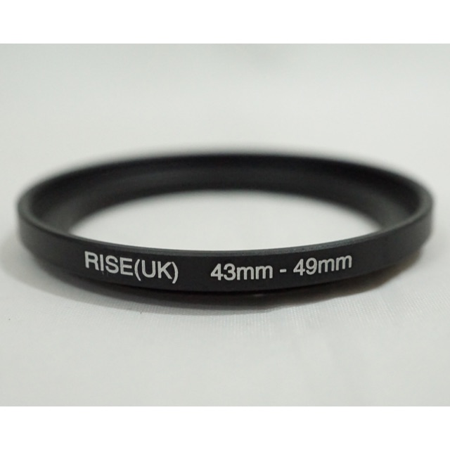 Rise Step Up Filter Ring 43mm - 49mm StepUp 43 mm - 49 mm 43 - 49