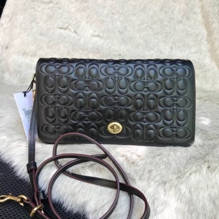 Coach 30427 Dinky In Signature  Leather