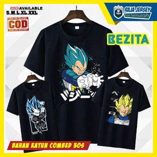 [COD]เสื้อยืด พิมพ์ลาย DISTRO DRAGON BALL BEZITA VEGETAS-5XL