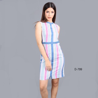 AMILA Dress AM-D799 Cotton ยานดาย   IGPU19-10
