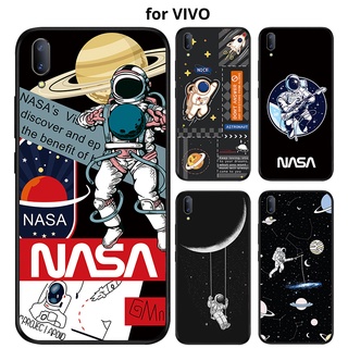 เคส VIVO Y27 Y78 Y36 Y35 Y22 Y22s Y31 Y51 Y53S Y76 Y77 Y91C Y1S Y52 Y72 Pro 4G 5G V2247 V2249 1820 V2271A โทรศัพท์มือถือลายอวกาศสําหรับ