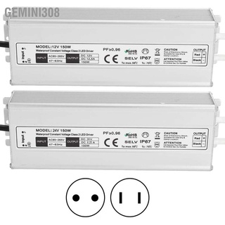 Gemini308 อะแดปเตอร์พาวเวอร์ซัพพลายไดรเวอร์ Led กันน้ํา Ip67 150W Ac85‐265V