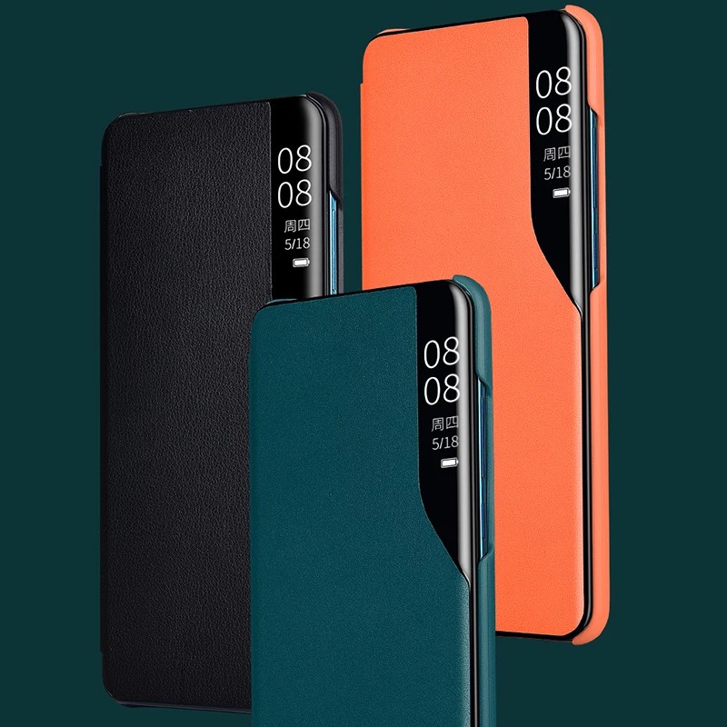 OPPO Find X5 Pro A5 A9 2020 ⭐ครึ่งหน้าต่าง Sideshow Flip Bracket เคสโทรศัพท์หนัง⭐ FindX5 FindX5Pro ราคา ถูกที่สุด ดีลบีเคเค แกลเลอรีภาพที่ 8