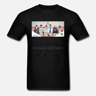 เสื้อยืดผ้าฝ้ายพิมพ์ลายแฟชั่น ใหม่ เสื้อยืด พิมพ์ลาย Astro Kcon All Member Sign Kpop Tee Iplbhl87Ggpkhl71