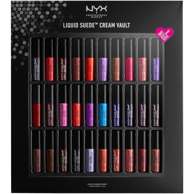 nyx liquid suede cream vault