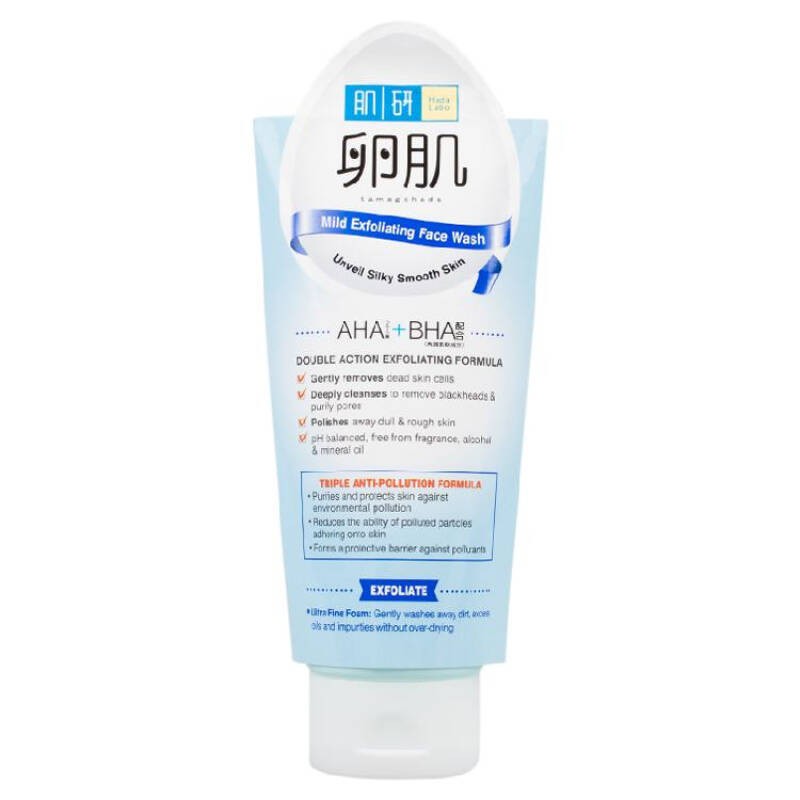 โฟม Hada Labo AHA+BHA Mild Exfoliating Face Wash 130 g. Shopee Thailand