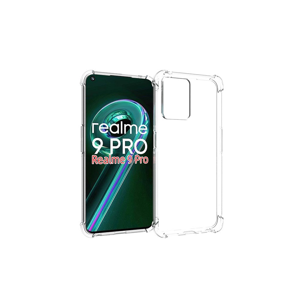 เคส Realme 9 Pro แบบ TPU ใสเสริมขอบและมุมกันกระแทก