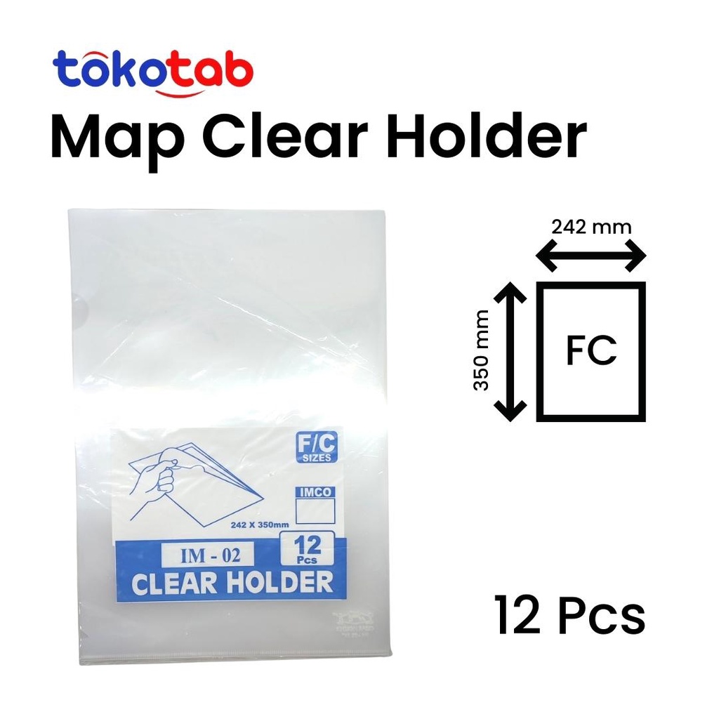 Tokotab - Map L/ Map Clear Holder IMCO FC Folio 12 ชิ้น