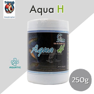 Aqua H 250g สำหรับปลามังกร แก้หลังลอย ลดเครียด ช่วยพักฟื้น ช็อค น็อคน้ำ