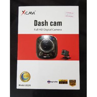 กล้องติดรถยนต์ XCAM X22R หน้า+หลัง Camera Full HD 1080P/Free Sd 32GB