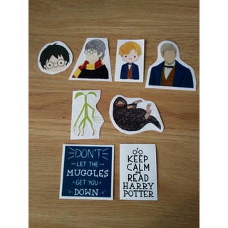 สติกเกอร์ แฮร์รี่ พอตเตอร์ สติกเกอร์กันน้ำ สติกเกอร์ไดคัท harry potter sticker DIY