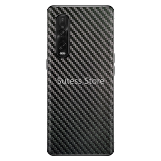 Oppo A53 2020 X7 F17 K7 Pro Carbon Fiber Phone Back Film Soft Protector