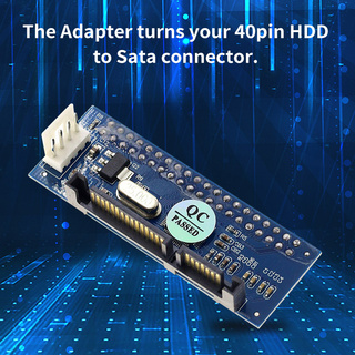 อะแดปเตอร์ Hdd 3 . 5 Ide To Sata Hard Disk Converter 40 Pin Hard Drive Connector พร้อมสายเคเบิ้ลเชื่อมต่อข้อมูล Kitchentool01