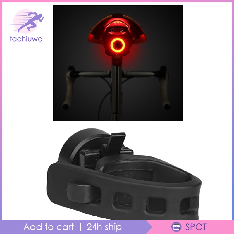 Aluminum Alloy Bicycle Brake Sensing Smart Rear Light for Saddle #8