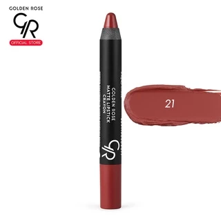 (ขายดีที่สุด)GoldenRose โกลเด้น โรส ลิปดินสอ แมท ลิปสติก เครยอน Matte Crayon Lips (โค้ดAY9L44 ลด45 ขั้นต่ำ300)