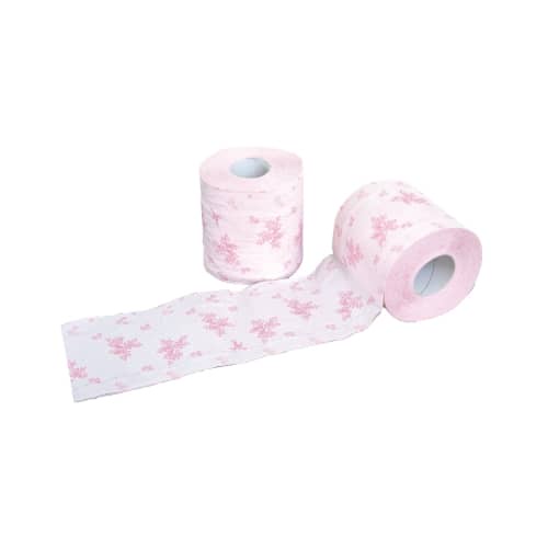 Marutomi Flower Print กระดาษชำระ ทิชชู่ ลายดอกไม้ กลิ่นกุหลาบ เหนียว หนานุ่ม ซึมซับดี ไร้ฝุ่น อ่อนโยนต่อผิว กลิ่นหอม - รูปที่ 2