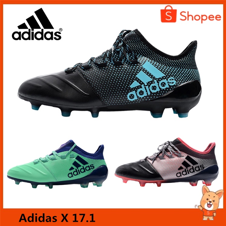 Adidas X 17.1 Leather soccer shoes รองเท้าฟุตบอล / รองเท้าสตั๊ด คุณภาพที่ดีที่สุด ที่ถูกที่สุด ฟุตบอลบู๊ทส์