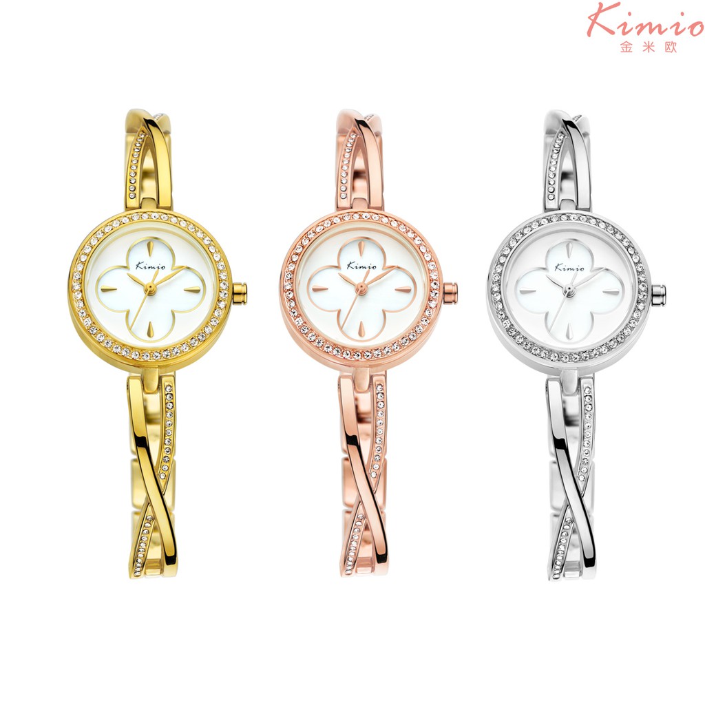 Kimio นาฬิกาข้อมือผู้หญิง สายสแตนเลส รุ่น KW6101 มี 3 สี