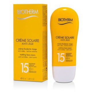 BIOTHERM  Creme Solaire SPF 15 UVA/UVB Melting Face Cream  Size: 50ml/1.69oz