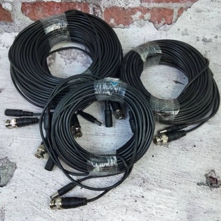 สายต่อกล้องวงจรปิด CCTV cable ยาว 50,30,20 เมตร แบบสำเร็จรูปมีหัว