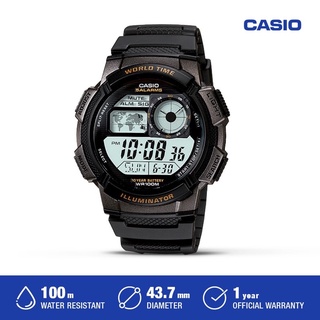 นาฬิกาข้อมือ Casio JAPAN AE1000W // AE 1000 W สีดํา