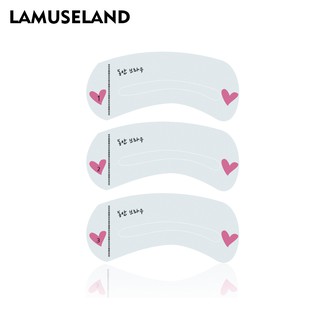 LAMUSELAND ชุดแม่แบบเขียนคิ้ว 3 ชิ้น A312